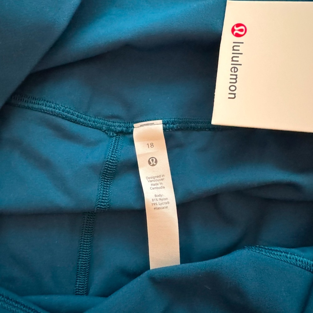 Lululemon Align HR Pant 25” Size: 18 in Blue Borealis - Picture 4 of 5